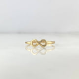 Anillo Infinito 1gr / T6 1/2 / Oro Amarillo