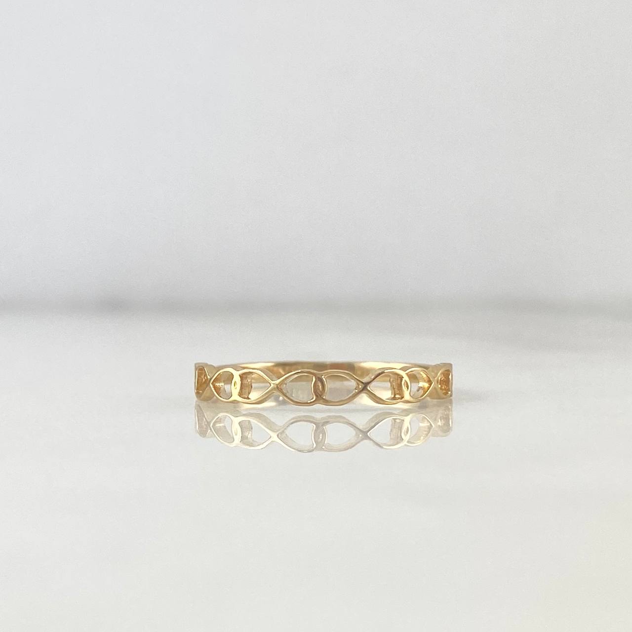 Anillo Infinitos 0.95gr / T6 3/4 / Oro Amarillo