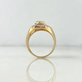 Anillo Virgen de Guadalupe Filigrana 6.4gr / T6 1/2 / Circones Blancos Fucsias Verdes Dos Oros Amarillo Blanco