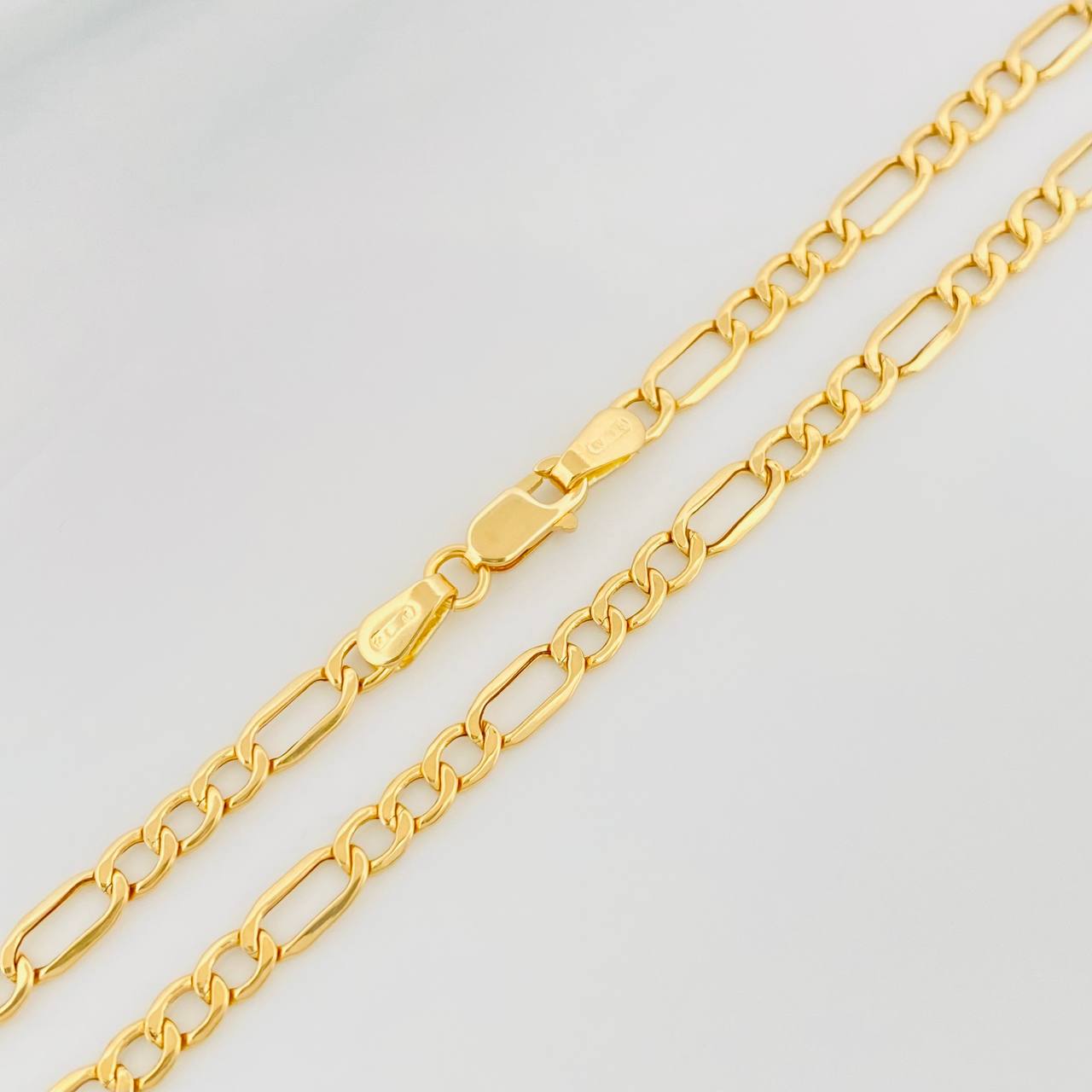 Cadena Fígaro 4.1g / 45cm / 3.58mm Oro Amarillo 18K