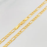 Cadena Fígaro 4.1g / 45cm / 3.58mm Oro Amarillo 18K