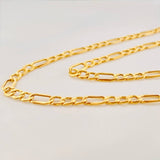 Cadena Fígaro 4.1g / 45cm / 3.58mm Oro Amarillo 18K