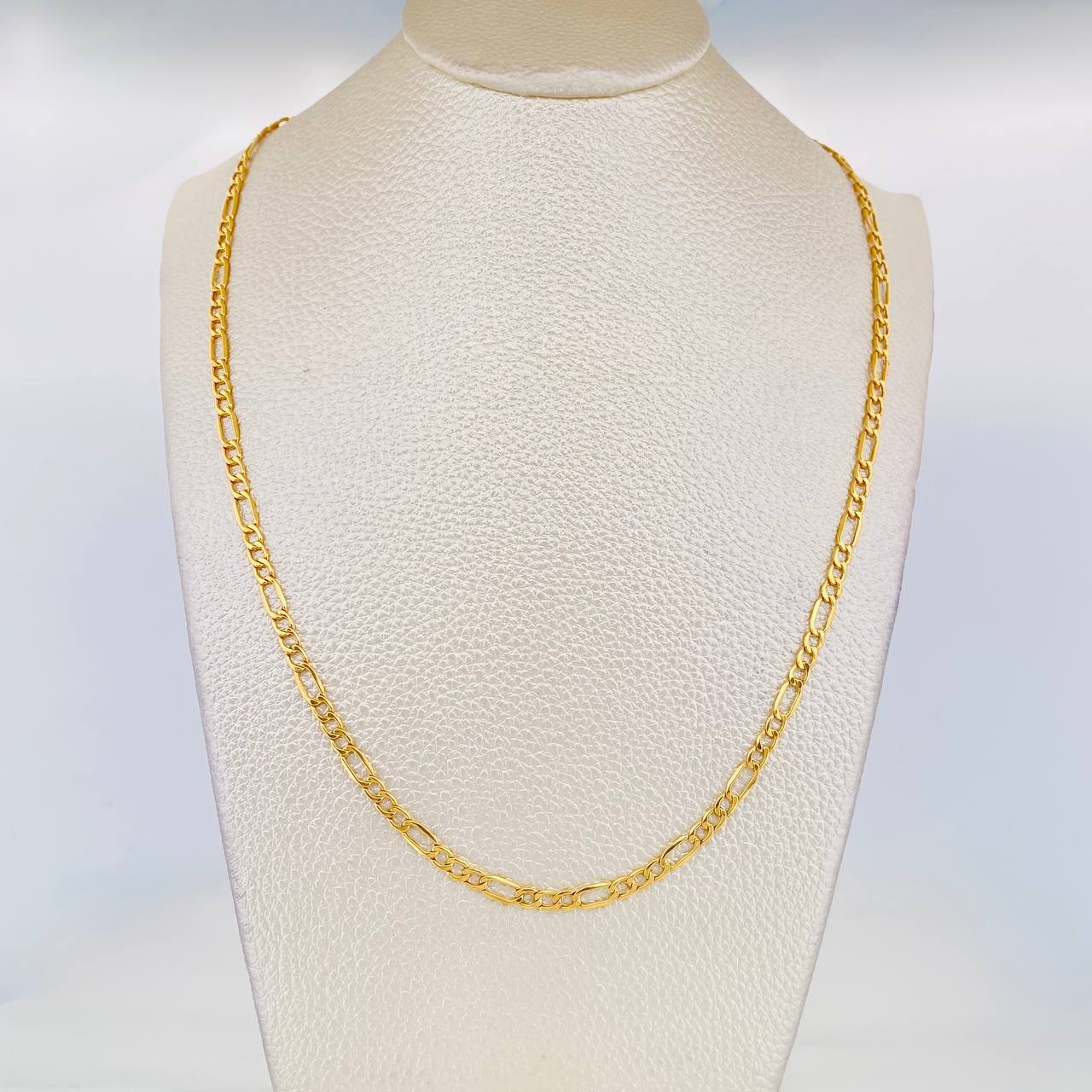Cadena Fígaro 4.1g / 45cm / 3.58mm Oro Amarillo 18K