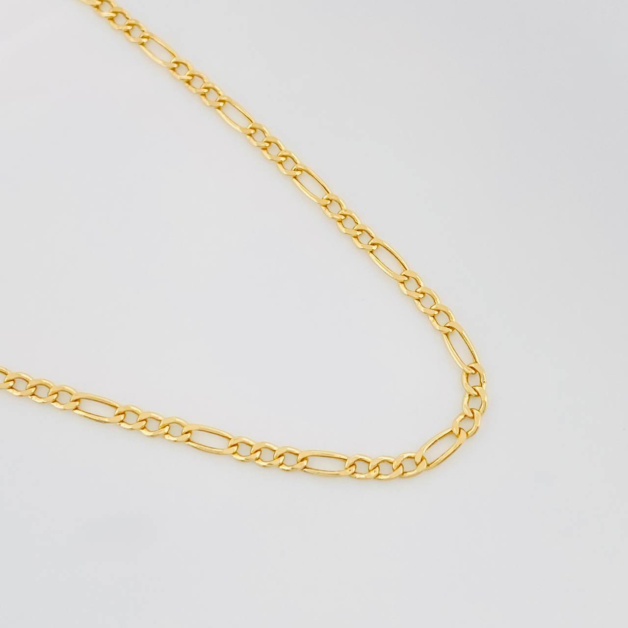 Cadena Fígaro 2.1g / 50cm / 1.93mm Oro Amarillo 18K