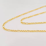 Cadena Fígaro 2.1g / 50cm / 1.93mm Oro Amarillo 18K