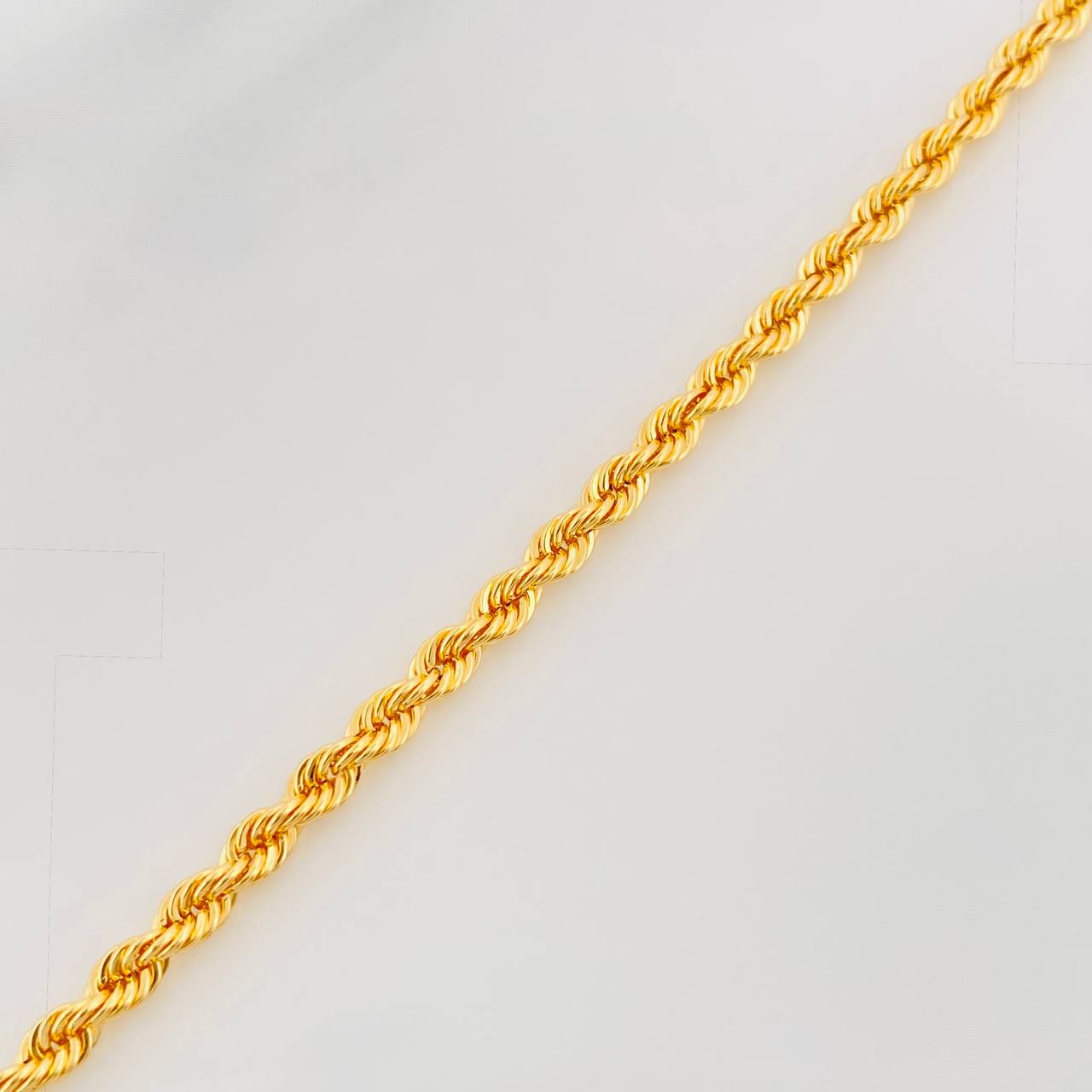 Pulso Lazo 2.8g / 20.3cm / 3.26mm Oro Amarillo 18K