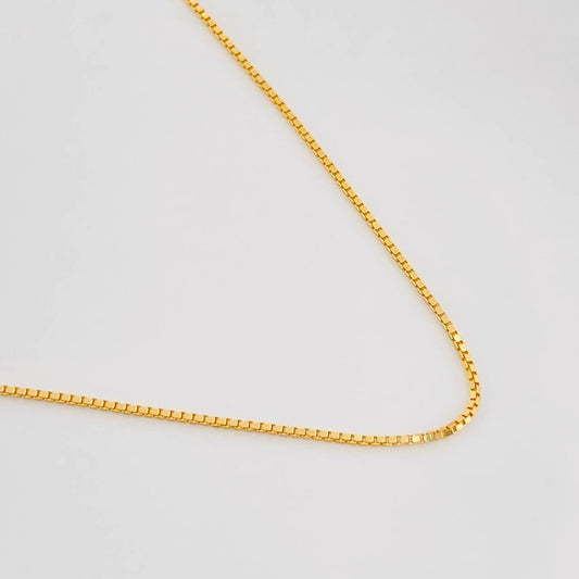 Cadena Veneciana 1.65g / 45cm / 0.64mm Oro Amarillo 18K