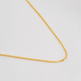 Cadena Veneciana 1.65g / 45cm / 0.64mm Oro Amarillo 18K