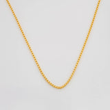 Cadena Veneciana 1.65g / 45cm / 0.64mm Oro Amarillo 18K