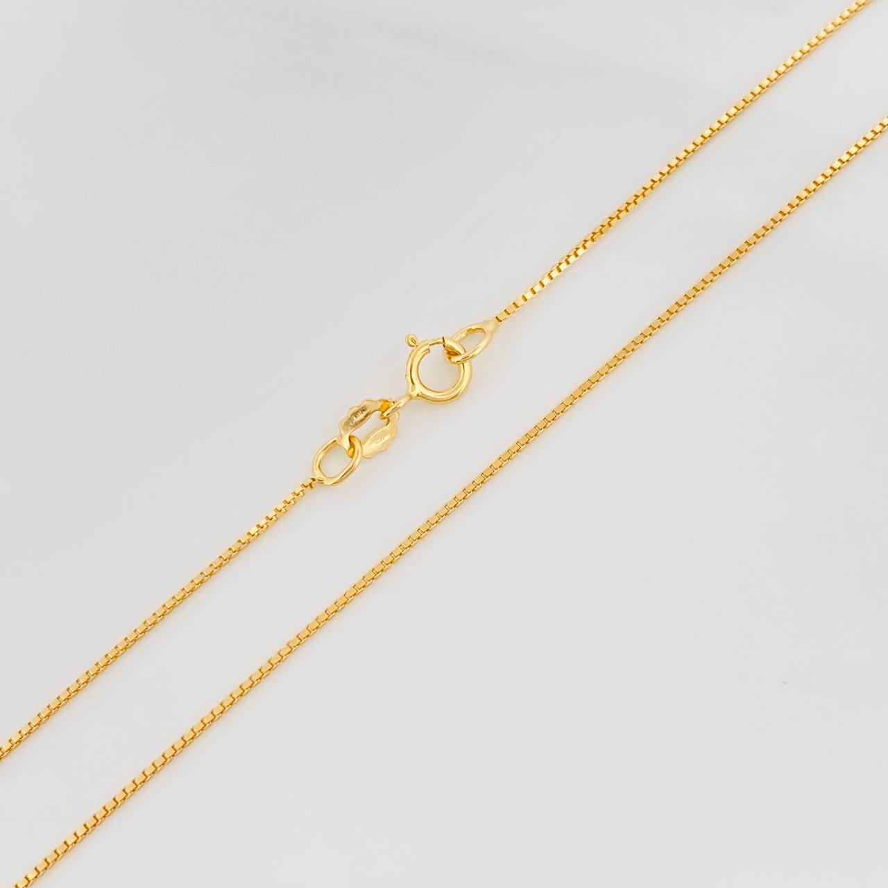 Cadena Veneciana 1.65g / 45cm / 0.64mm Oro Amarillo 18K