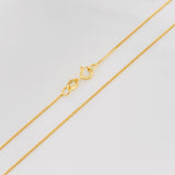 Cadena Veneciana 1.65g / 45cm / 0.64mm Oro Amarillo 18K