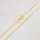 Cadena Veneciana 0.95g / 45cm / 0.5mm Oro Amarillo 18K