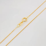 Cadena Veneciana 1.6g / 45cm / 0.7mm Oro Amarillo 18K