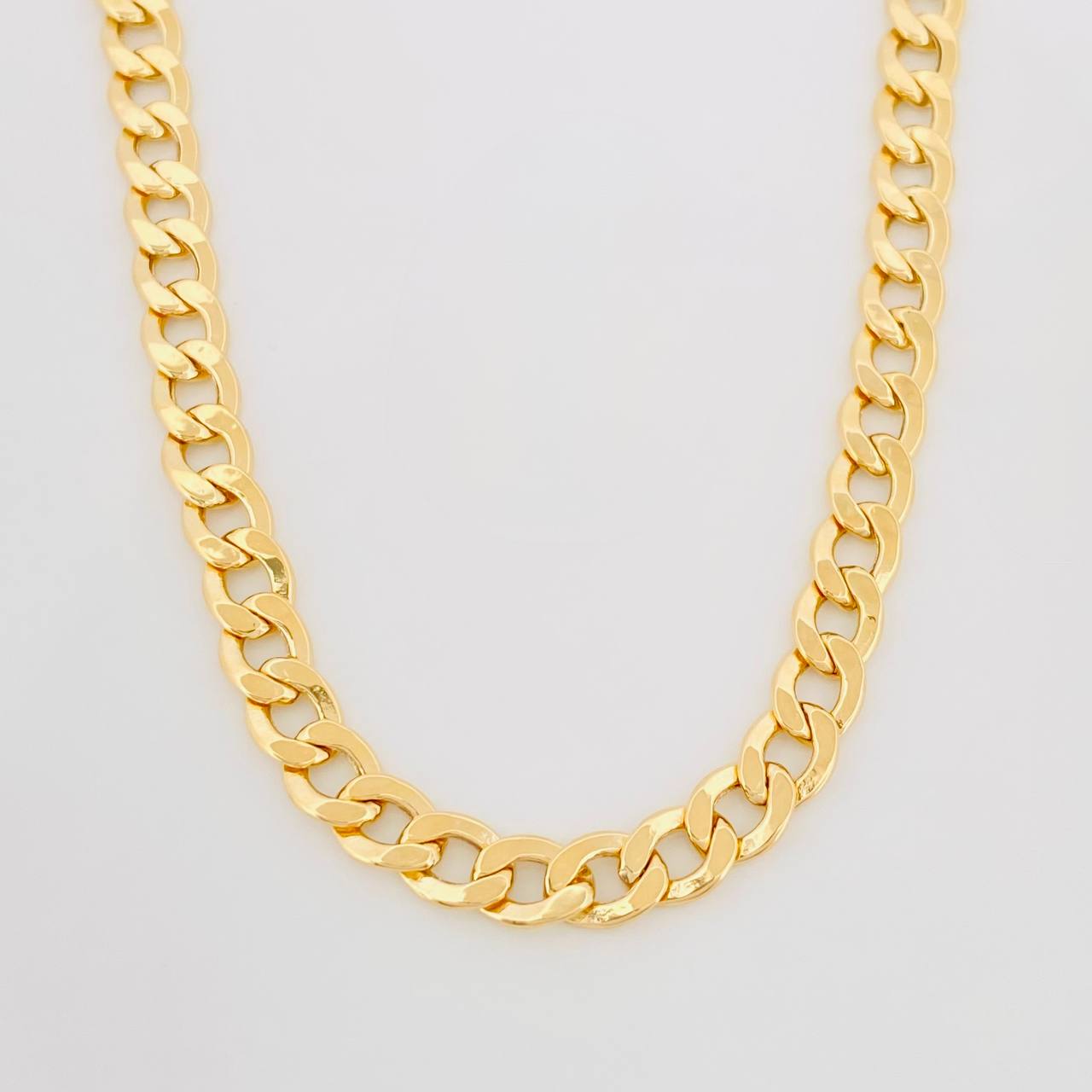 Cadena Cubana 9.95g / 60cm / 4.83mm Oro Amarillo 18K