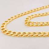 Cadena Cubana 10.1g / 60cm / 4.9mm Oro Amarillo 18K