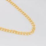 Cadena Cubana 7.35g / 60cm / 3.39mm Oro Amarillo 18K