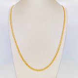 Cadena Cubana 7.35g / 60cm / 3.39mm Oro Amarillo 18K