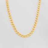 Cadena Cubana 3.95g / 60cm / 3.15mm Oro Amarillo 18K