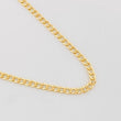 Cadena Cubana 2.55g / 60cm / 2.41mm Oro Amarillo 18K