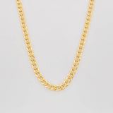Cadena Cubana 2.5g / 60cm / 2.4mm Oro Amarillo 18K