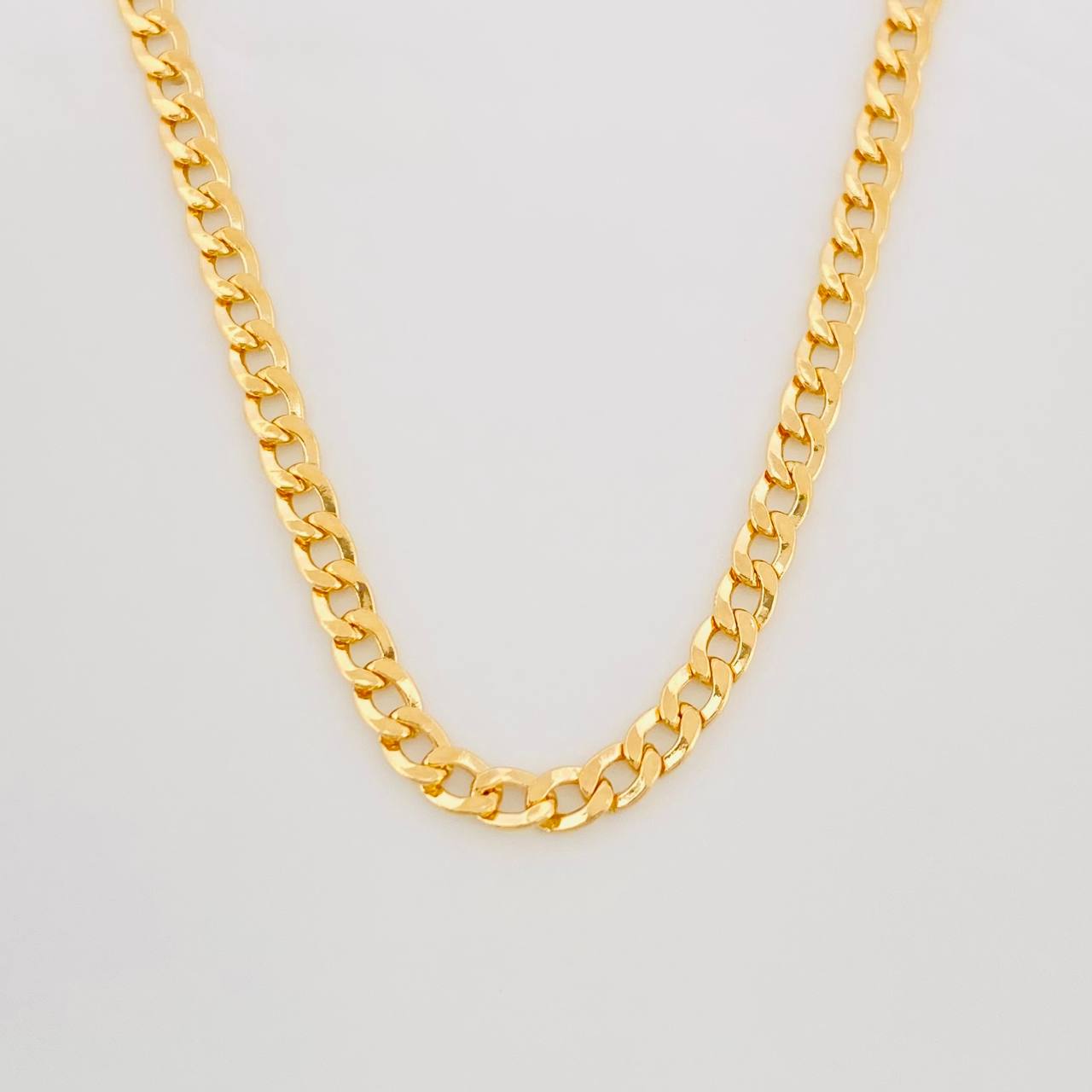 Cadena Cubana 4.05g / 60cm / 2.39mm Oro Amarillo 18K