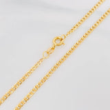 Cadena Cubana 4.05g / 60cm / 2.39mm Oro Amarillo 18K