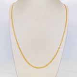 Cadena Cubana 4.05g / 60cm / 2.39mm Oro Amarillo 18K