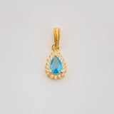 Dije Halo Gota 1.05g / 1.8cm Oro Amarillo 18K
