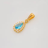 Dije Halo Gota 1.05g / 1.8cm Oro Amarillo 18K