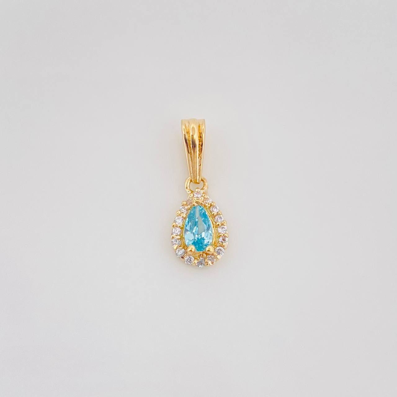 Dije Halo Gota 0.7g / 1.5cm Oro Amarillo 18K