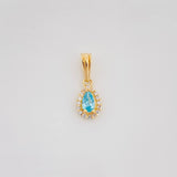 Dije Halo Gota 0.7g / 1.5cm Oro Amarillo 18K