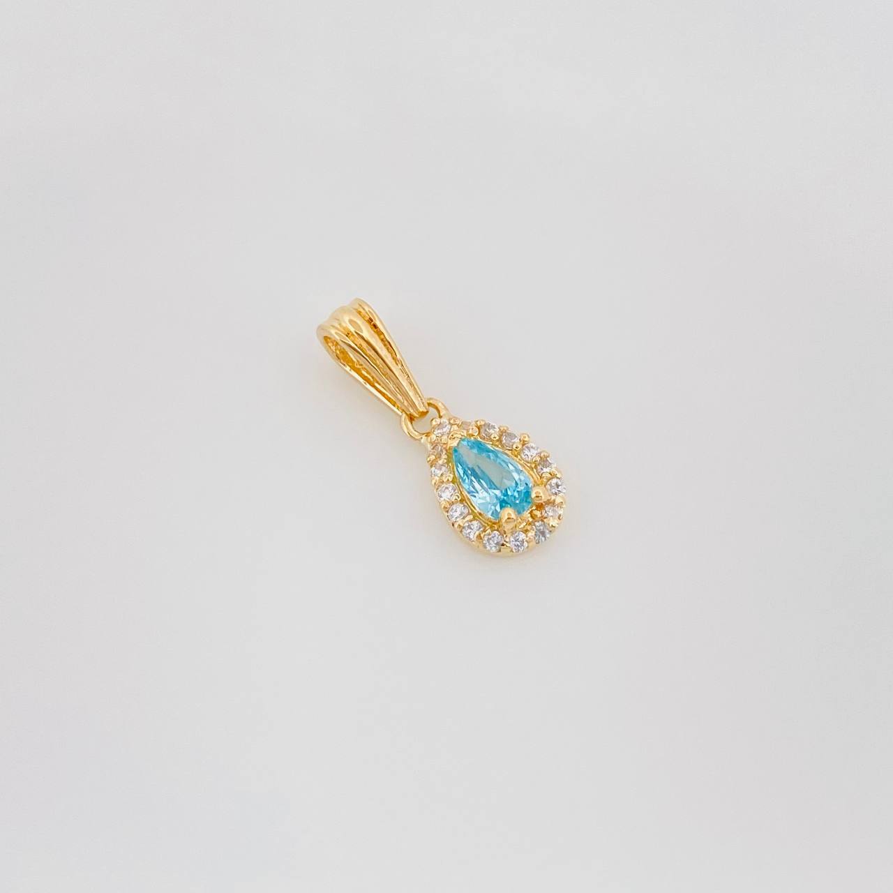 Dije Halo Gota 0.7g / 1.5cm Oro Amarillo 18K