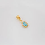 Dije Halo Gota 0.7g / 1.5cm Oro Amarillo 18K