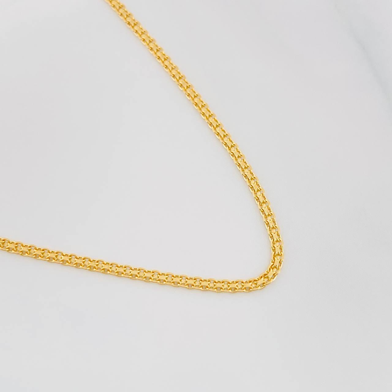 Cadena China 3.35g / 60cm / 1.49mm Oro Amarillo 18K