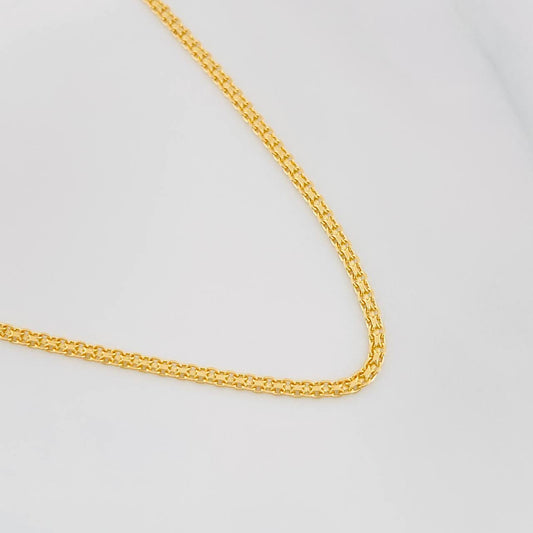 Cadena China 3.35g / 60cm / 1.49mm Oro Amarillo 18K