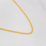Cadena China 3.35g / 60cm / 1.49mm Oro Amarillo 18K