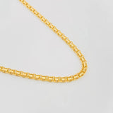 Cadena China 7.2g / 60cm / 2.42mm Oro Amarillo 18K