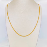 Cadena China 4.95g / 50cm / 2.2mm Oro Amarillo 18K