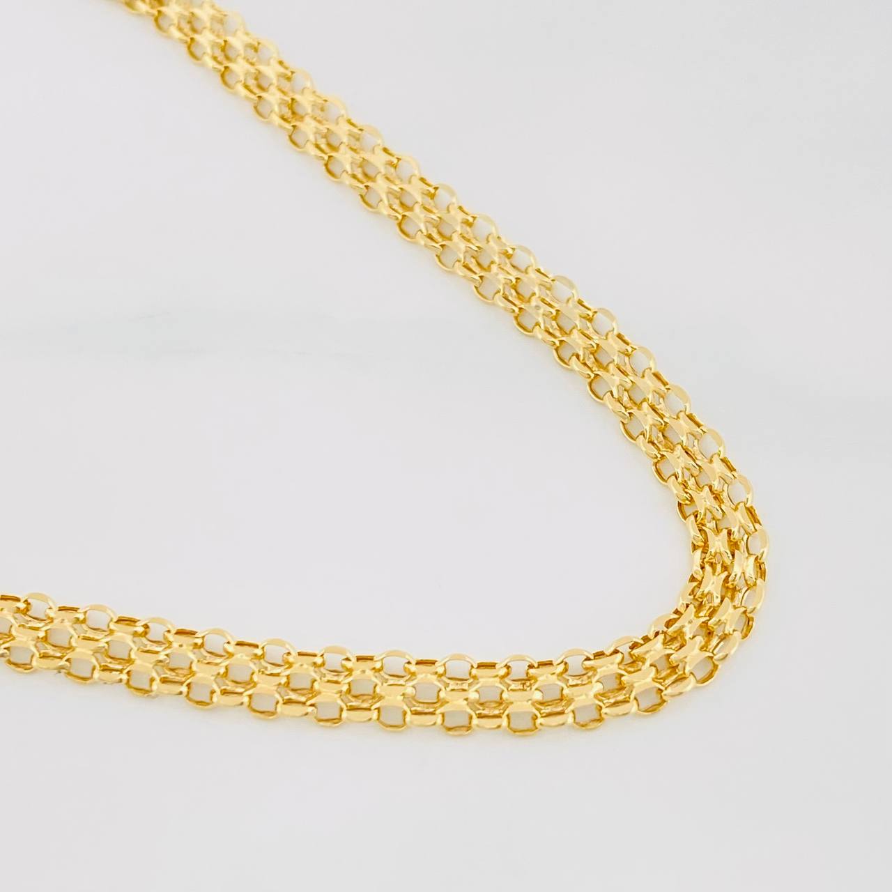 Cadena China 4.4g / 45cm / 4.26mm Oro Amarillo 18K