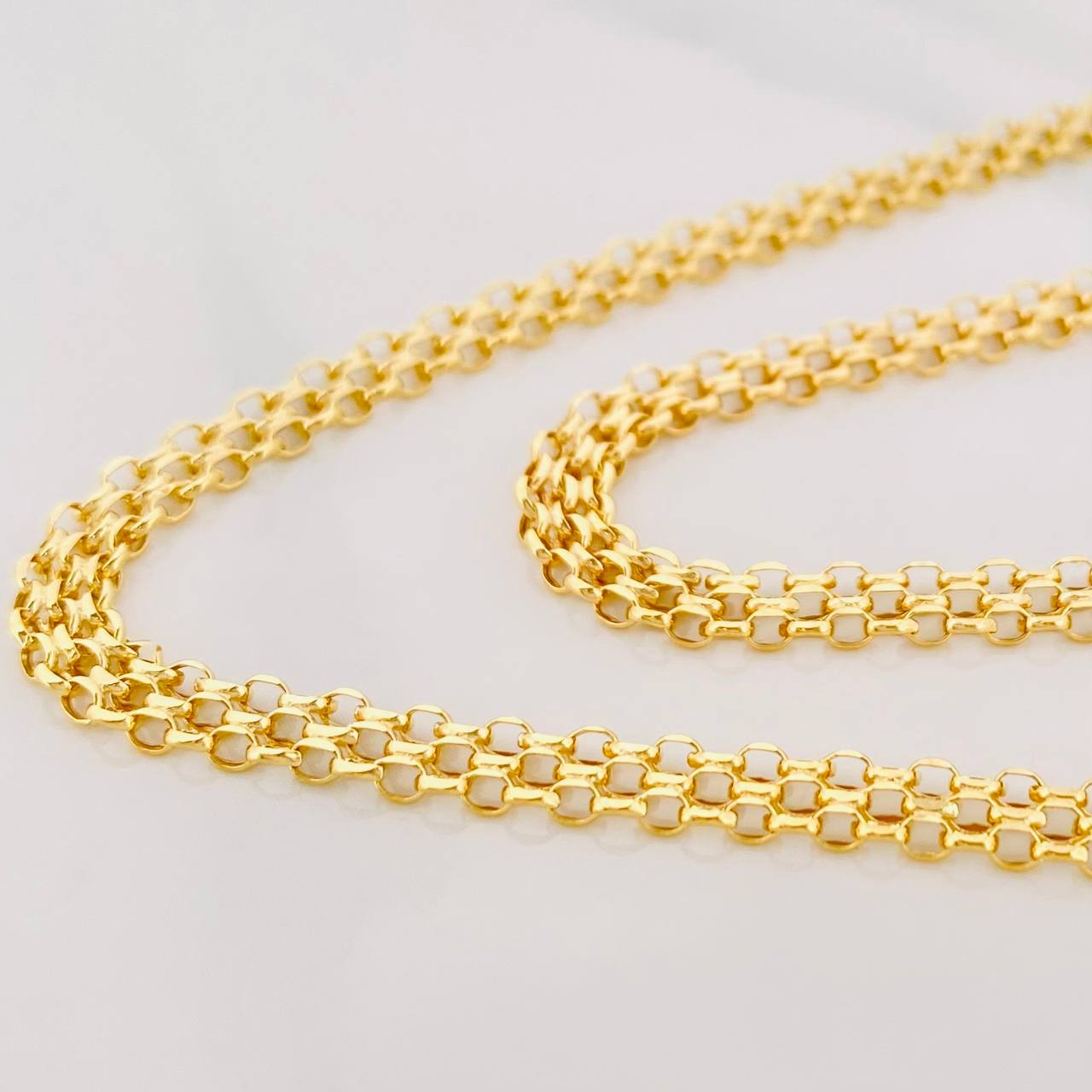 Cadena China 4.4g / 45cm / 4.26mm Oro Amarillo 18K