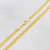 Cadena China 4.4g / 45cm / 4.26mm Oro Amarillo 18K