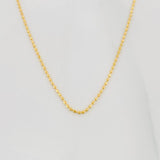 Cadena Militar 1.4g / 45cm / 0.8mm Oro Amarillo 18K