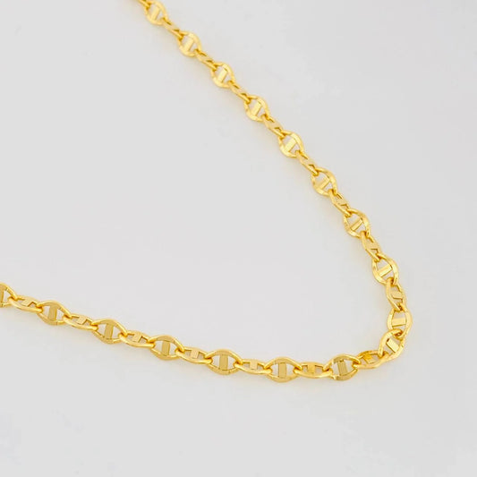 Cadena Escalera Volga 3.4g / 60cm / 2.7mm Oro Amarillo 18K