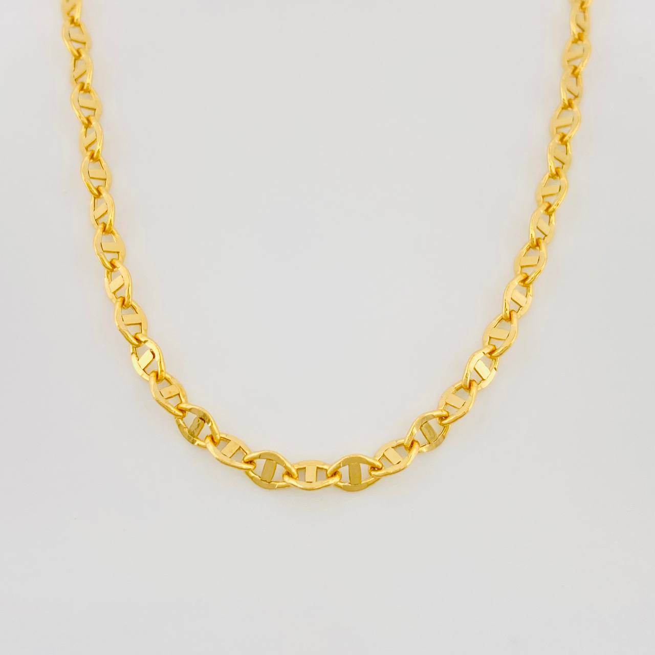 Cadena Escalera Volga 3.35g / 60cm / 2.77mm Oro Amarillo 18K