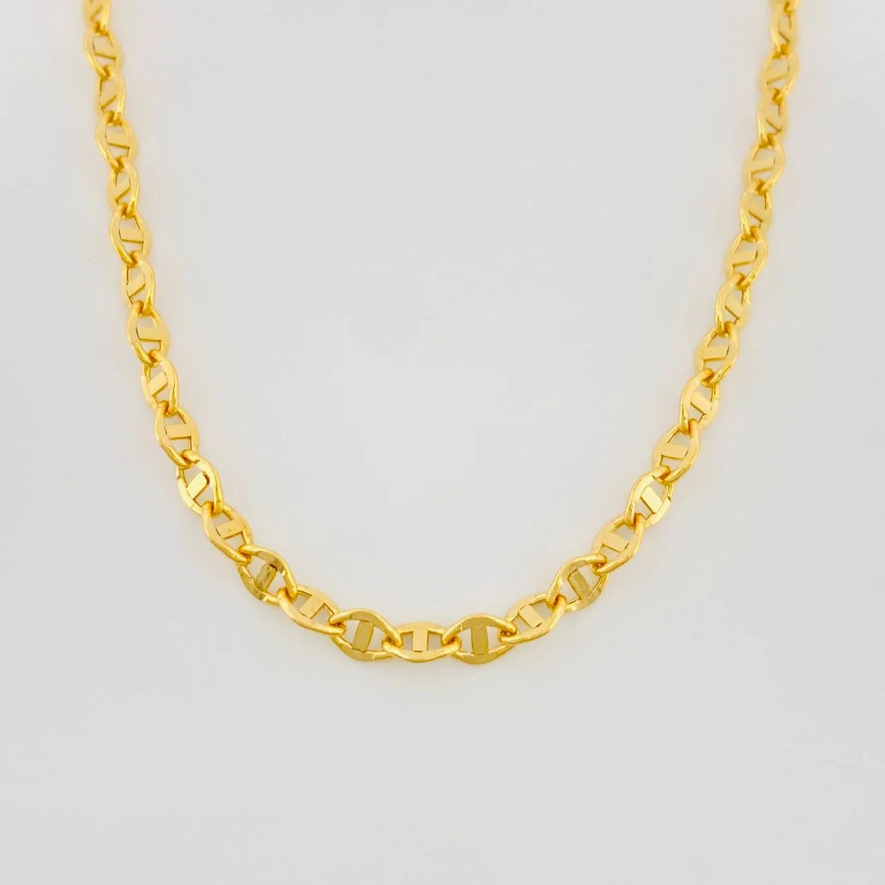 Cadena Escalera Volga 3.4g / 60cm / 2.7mm Oro Amarillo 18K