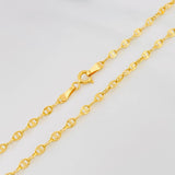 Cadena Escalera Volga 3.35g / 60cm / 2.77mm Oro Amarillo 18K
