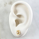 Topos Flor Espiral 1.85gr / Nac.Esp. Oro 18K