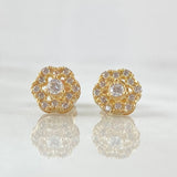 Topos Flores Tupidas 1.8gr / Nac.Esp. Oro 18K