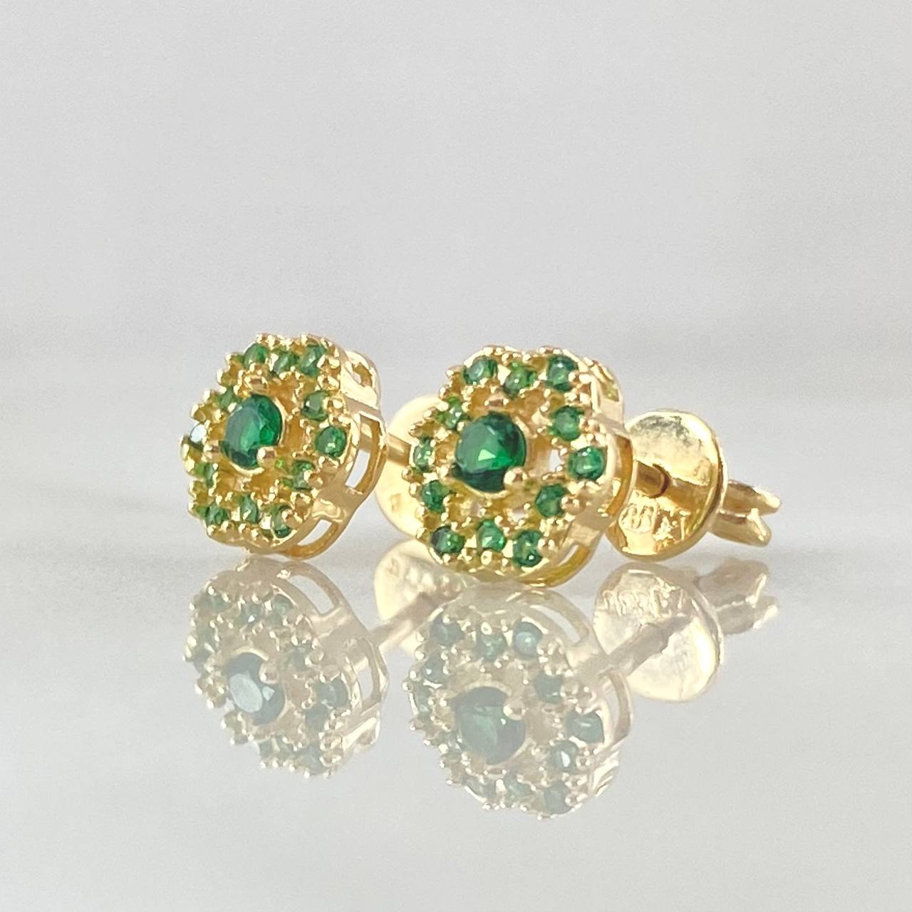 Topos Flores Tupidas 1.75gr / Nac.Esp. Oro 18K