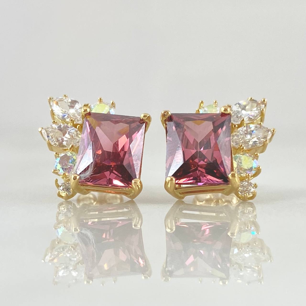 Topos Rectangulo de Princesa 4.85gr / 1cm / Nac.Esp. Oro 18K